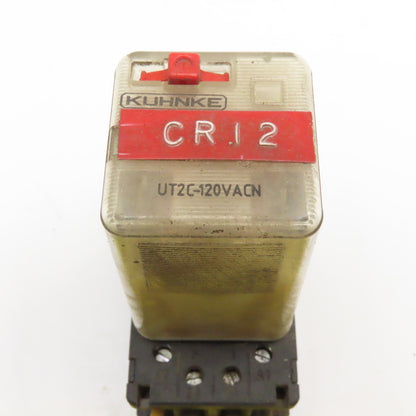 Kuhnke UT2C-120VACN 120V Coil Socket Relay