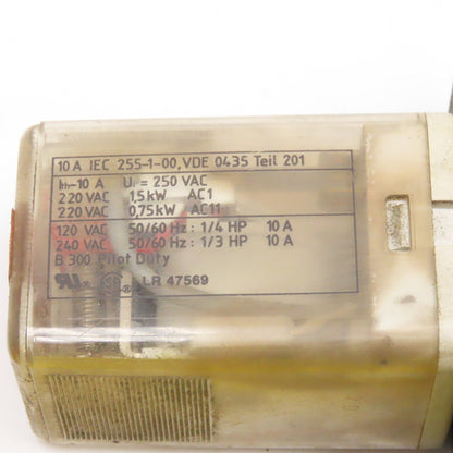 Kuhnke UT2C-120VACN 120V Coil Socket Relay