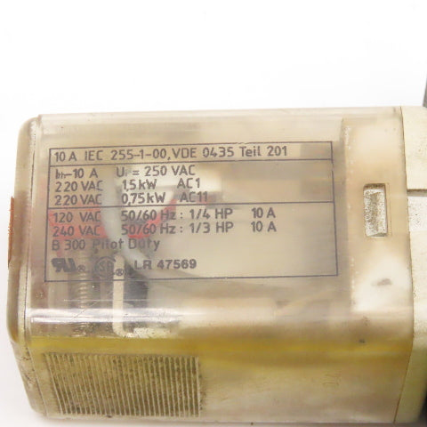 Kuhnke UT2C-120VACN 120V Coil Socket Relay