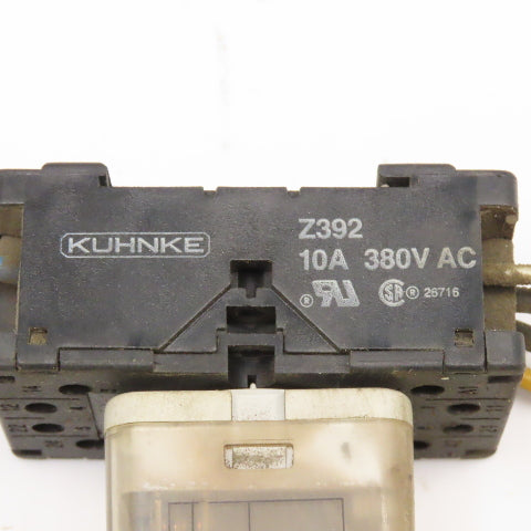 Kuhnke UT2C-120VACN 120V Coil Socket Relay