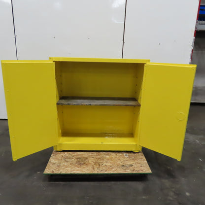 30 Gallon 1 Shelf Flammable Liquid Storage Cabinet 43" x 18" x 44"