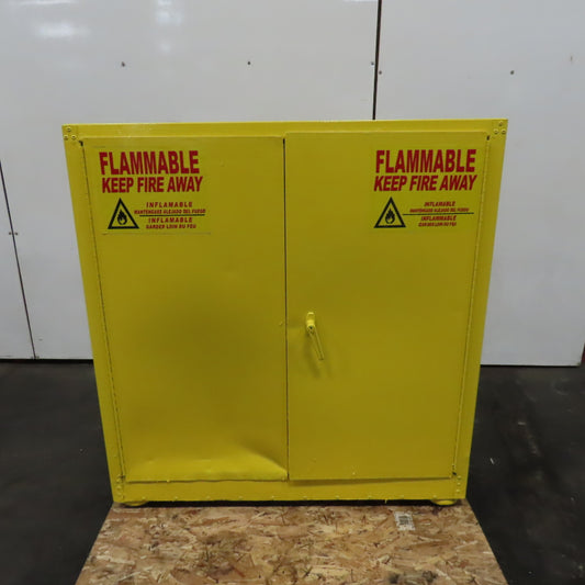 30 Gallon 1 Shelf Flammable Liquid Storage Cabinet 43" x 18" x 44"