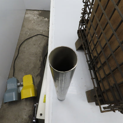 Unfinished Carbon Steel Conveyor Rollers 20" L x 1.9" OD W/Belt Groove Lot Of 37