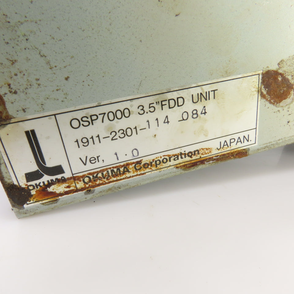 Okuma 1911-2301 OSP7000 3.5" FDD Unit Floppy Disc Drive