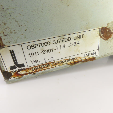 Okuma 1911-2301 OSP7000 3.5" FDD Unit Floppy Disc Drive