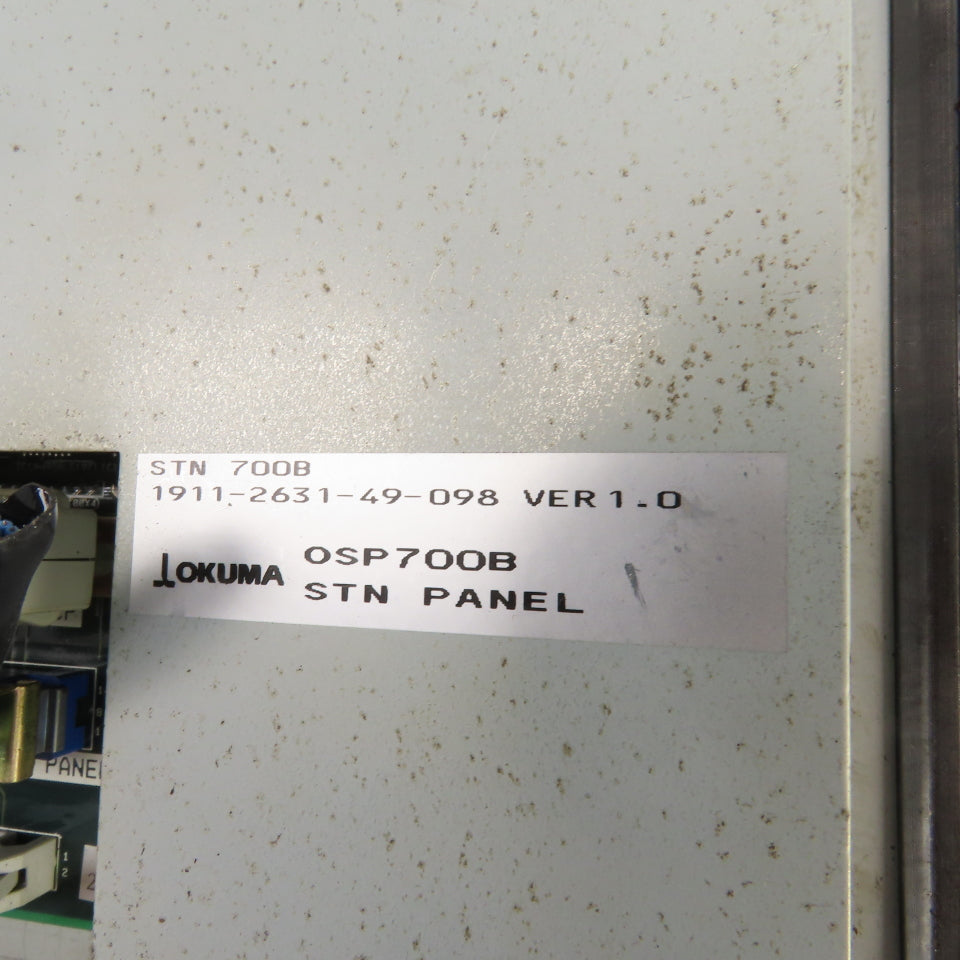 Okuma 1911-2631-49-098 STN 700B Ver. 1.0 Operator Control STN Panel