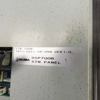 Okuma 1911-2631-49-098 STN 700B Ver. 1.0 Operator Control STN Panel