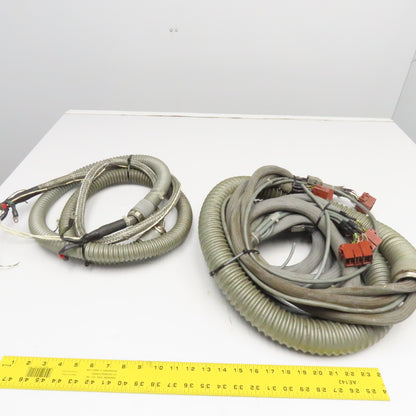 Cellular Concepts H-15-3 CellCon Horizontal Milling Machine Cables Sets Lot Of 2