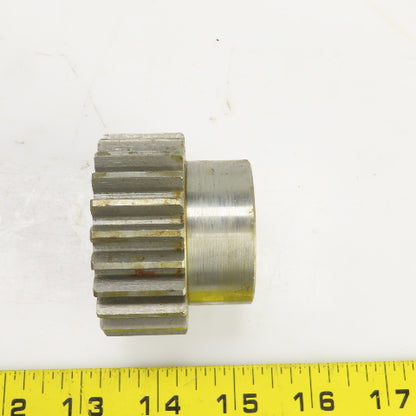 Ametric M2.5 x 23 23 Tooth Spur Gear 14mm Bore 10 Pitch 25mm W x 62.5mm OD