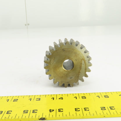 Ametric M2.5 x 23 23 Tooth Spur Gear 14mm Bore 10 Pitch 25mm W x 62.5mm OD