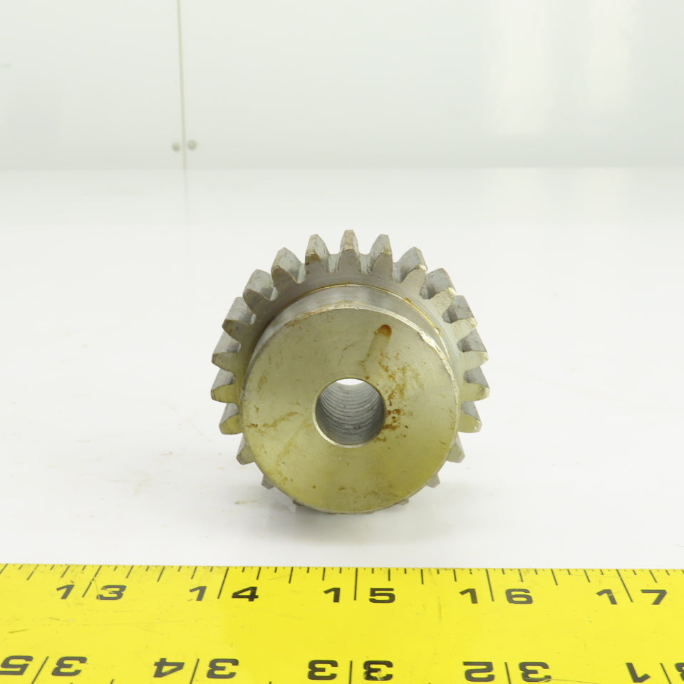 Ametric M2.5 x 23 23 Tooth Spur Gear 14mm Bore 10 Pitch 25mm W x 62.5mm OD