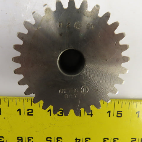 Ametric M2 x 29 29 Tooth Spur Gear 14mm Bore 20mm W x 61.5mm OD