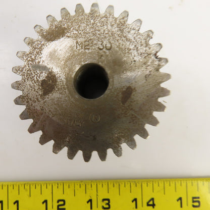 Ametric M2 x 30 30 Tooth Spur Gear 14mm Bore 20mm W x 63.5mm OD 20°