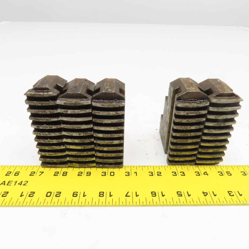 Lathe Scroll Chuck Step Hard Jaws 3-1/2" x 1-1/4" x 2-1/4"T Lot of 5