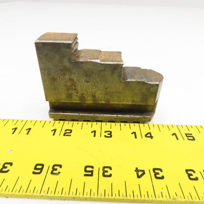 3" x 3/4" x 2-1/4" Tall Lathe Scroll Chuck Step Hard Jaws Lot Of 3