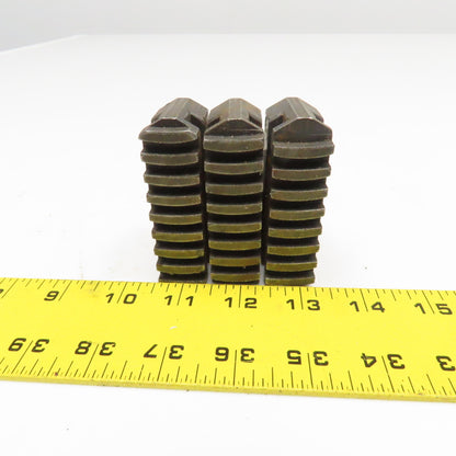3" x 3/4" x 2-1/4" Tall Lathe Scroll Chuck Step Hard Jaws Lot Of 3