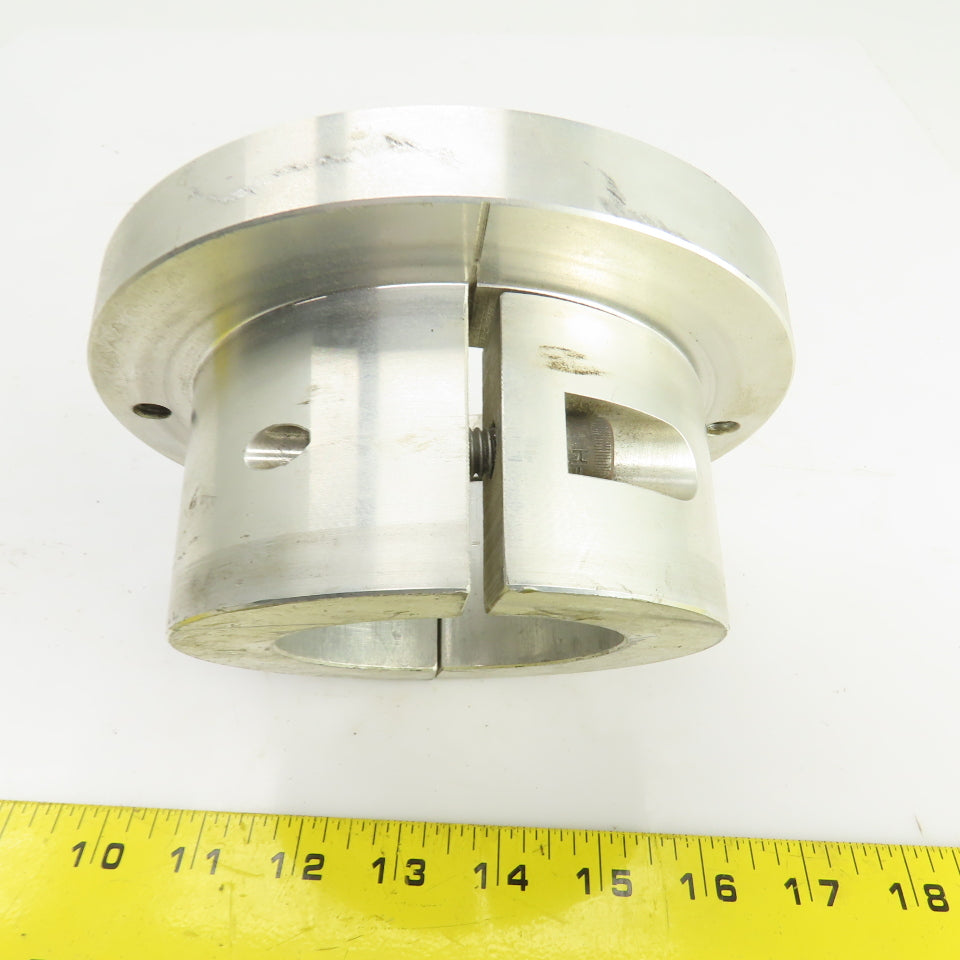 Flange Mount Aluminum Shaft Collar 3" Bore 6-1/2" OD