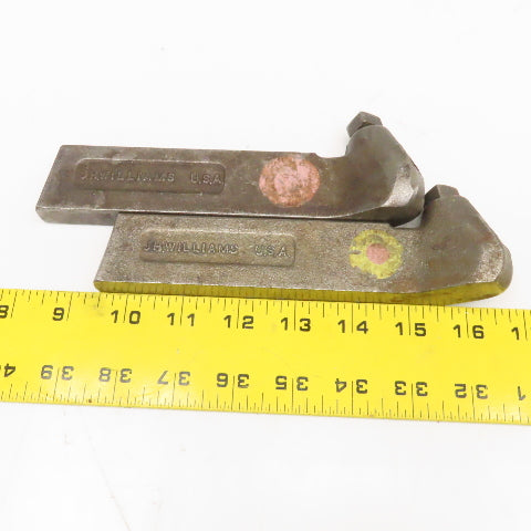 Williams TH-2-L Left Hand Lathe Tool Bit Holder 1/2" Square Lot Of 2