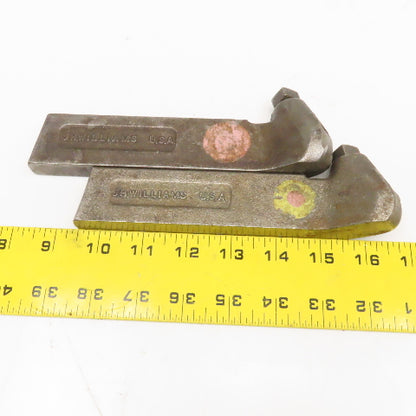 Williams TH-2-L Left Hand Lathe Tool Bit Holder 1/2" Square Lot Of 2