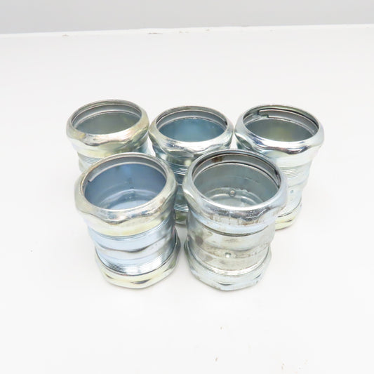 T&B 2-1/2" EMT Compression Coupling Lot Of 5