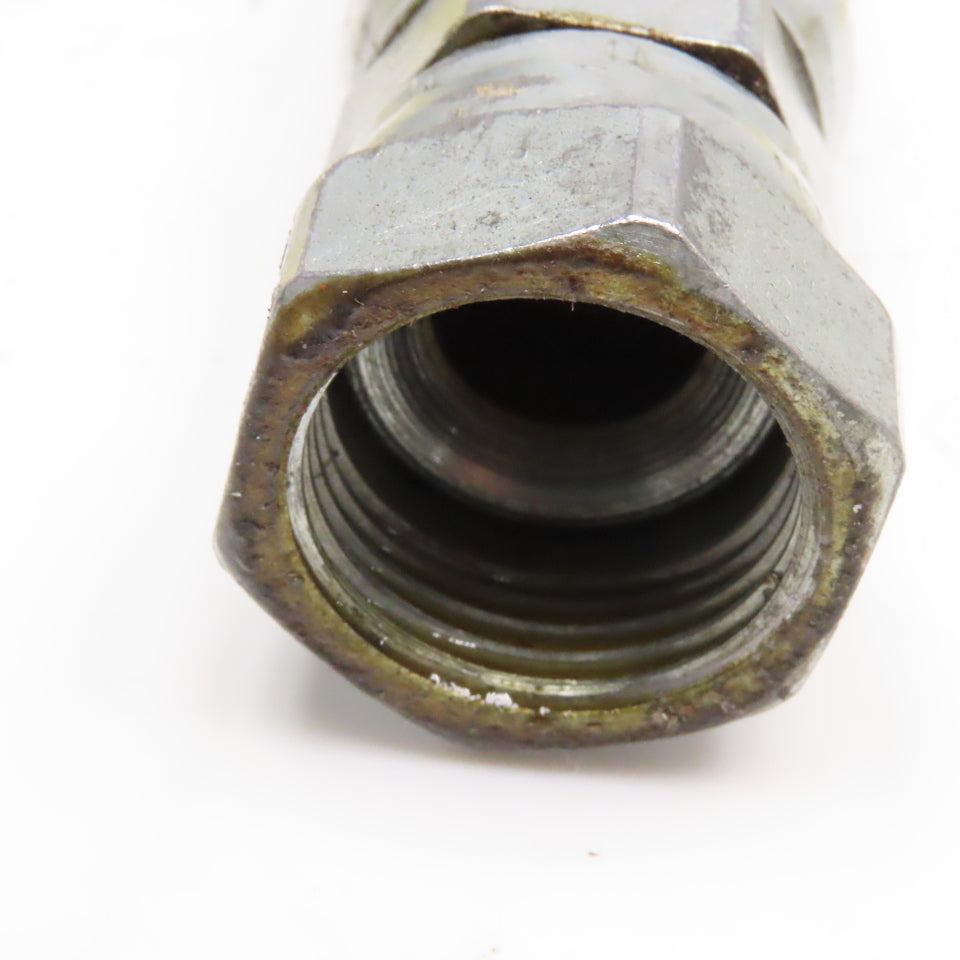 Parker 3/4" (-12) Hydraulic Hose Assembly 1-1/16"-16 Female JIC Swivel 26" OAL