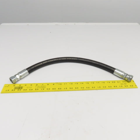 Parker 3/4" (-12) Hydraulic Hose Assembly 1-1/16"-16 Female JIC Swivel 26" OAL