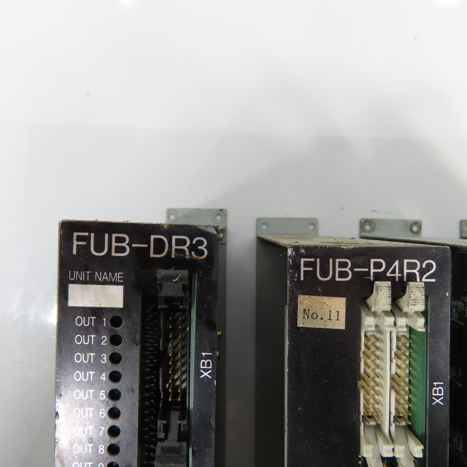Okuma FUB-P4M4 FUB-DR3 FUB-P4R2 Servo Drive Controller Ver 2.0 2.0.1 Lot of 4