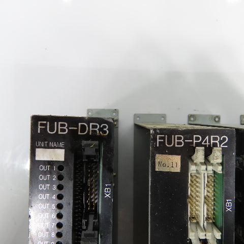 Okuma FUB-P4M4 FUB-DR3 FUB-P4R2 Servo Drive Controller Ver 2.0 2.0.1 Lot of 4