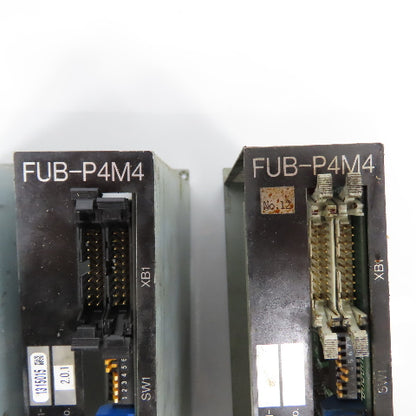 Okuma FUB-P4M4 FUB-DR3 FUB-P4R2 Servo Drive Controller Ver 2.0 2.0.1 Lot of 4