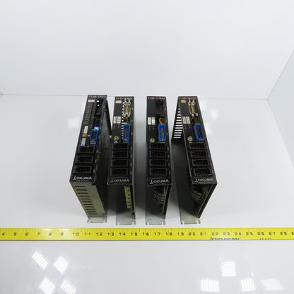 Okuma FUB-P4M4 FUB-DR3 FUB-P4R2 Servo Drive Controller Ver 2.0 2.0.1 Lot of 4