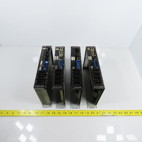 Okuma FUB-P4M4 FUB-DR3 FUB-P4R2 Servo Drive Controller Ver 2.0 2.0.1 Lot of 4