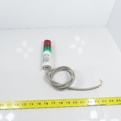 Patlite LR4-02WJN Signal Tower Light Base W/Red & Green 24V DC 6.6W