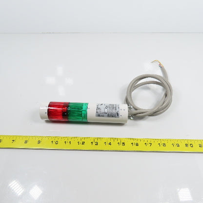 Patlite LR4-02WJN Signal Tower Light Base W/Red & Green 24V DC 6.6W