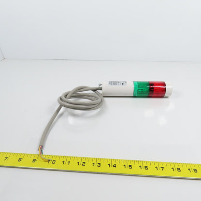 Patlite LR4-02WJN Signal Tower Light Base W/Red & Green 24V DC 6.6W