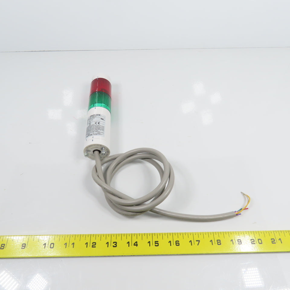 Patlite LR4-02WJN Signal Tower Light Base W/Red & Green 24V DC 6.6W