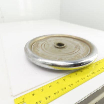 13" Solid Disc Cast Iron Machine Hand Wheel Manual 1-1/2" Bore W/Chrome Edge