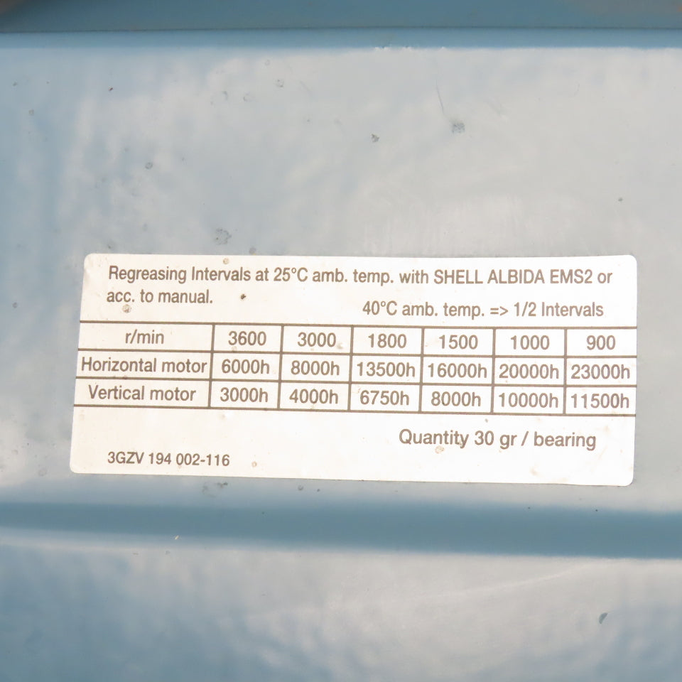 ABB M3BP180MLA6 15kW 1184RPM 3Ph 460V 180L Frame Severe Duty Drip Proof Motor