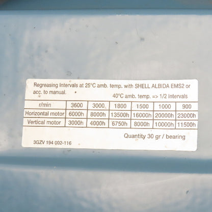 ABB M3BP180MLA6 15kW 1184RPM 3Ph 460V 180L Frame Severe Duty Drip Proof Motor