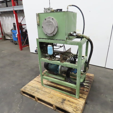 Vickers 3kW 23 Gallon Hydraulic Power Unit 460V 3PH W/PVQ13-A2R-SES 13.8 cm³/r