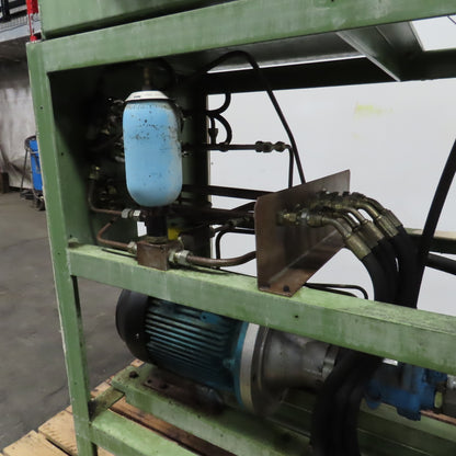 Vickers 3kW 23 Gallon Hydraulic Power Unit 460V 3PH W/PVQ13-A2R-SES 13.8 cm³/r