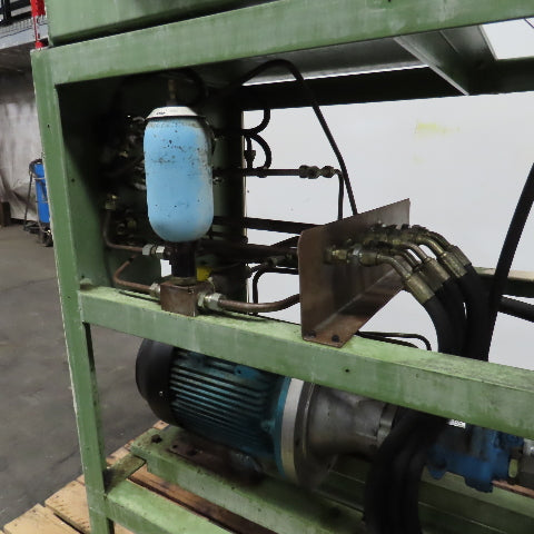 Vickers 3kW 23 Gallon Hydraulic Power Unit 460V 3PH W/PVQ13-A2R-SES 13.8 cm³/r