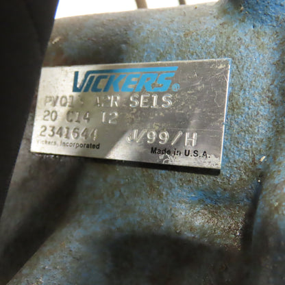 Vickers 3kW 23 Gallon Hydraulic Power Unit 460V 3PH W/PVQ13-A2R-SES 13.8 cm³/r