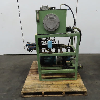 Vickers 3kW 23 Gallon Hydraulic Power Unit 460V 3PH W/PVQ13-A2R-SES 13.8 cm³/r
