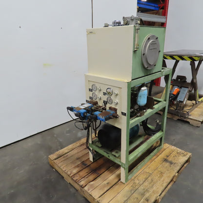 Vickers 3kW 23 Gallon Hydraulic Power Unit 460V 3PH W/PVQ13-A2R-SES 13.8 cm³/r