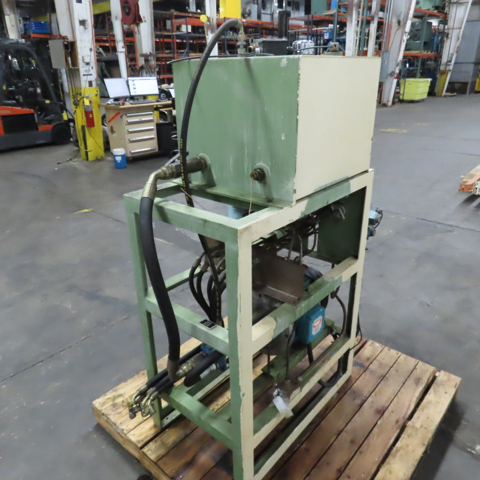 Vickers 3kW 23 Gallon Hydraulic Power Unit 460V 3PH W/PVQ13-A2R-SES 13.8 cm³/r
