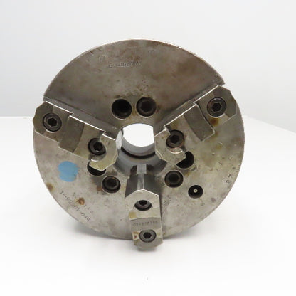 Cushman 10" Self Centering 3 Jaw Scroll Chuck D1 Mount 2-3/4" Thru Hole