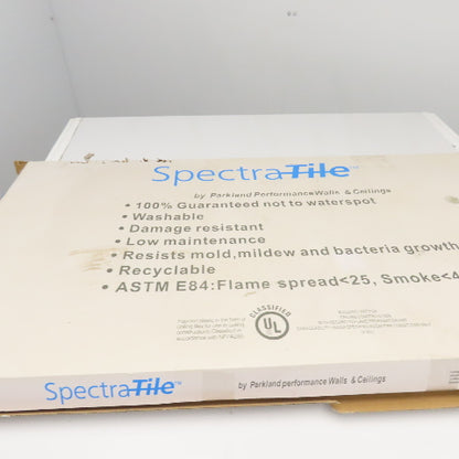 Spectra Tile SPT6021P 2' x 4'  White Finale Waterproof Ceiling Tiles Lot Of 10