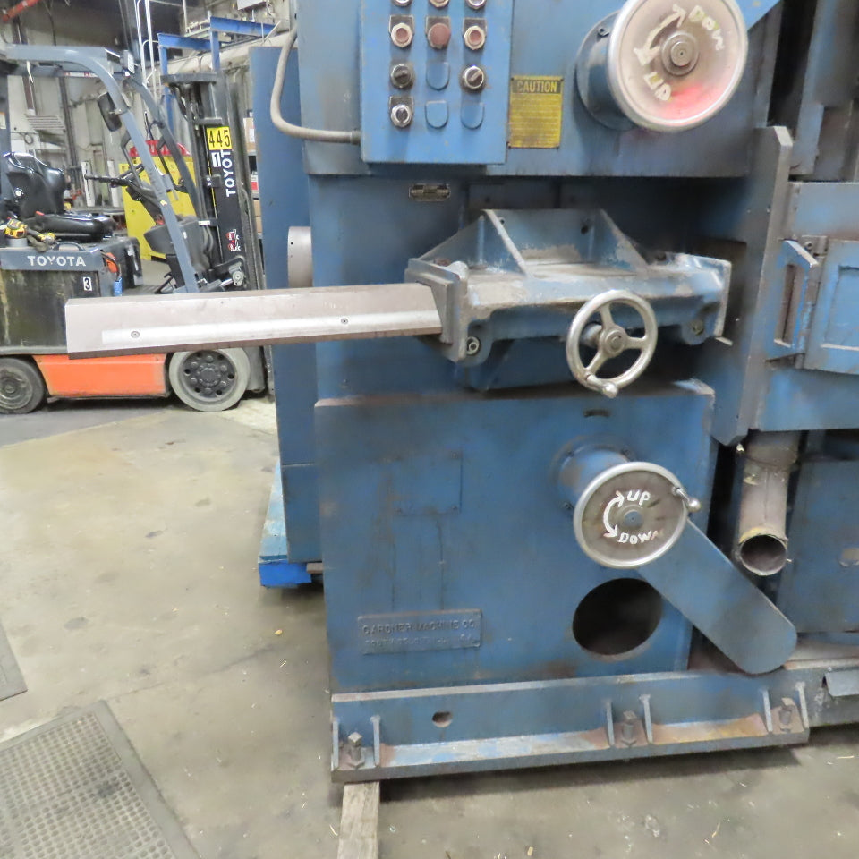 Gardner 2V36M 36" Double Disc Vertical Spring Grinder 25HP 230V 3PH 585 RPM