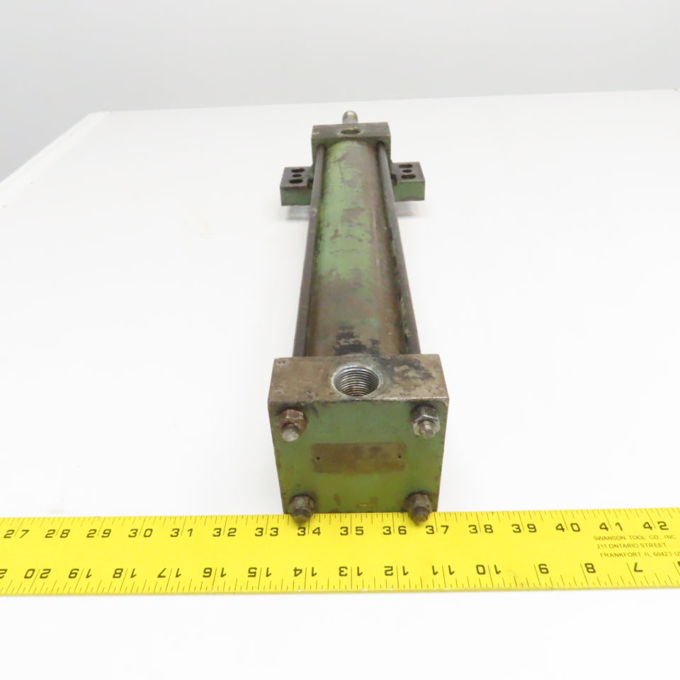 3" Bore 18" Stroke Double Acting Hydraulic Cylinder 3-1/2" Rod Projection