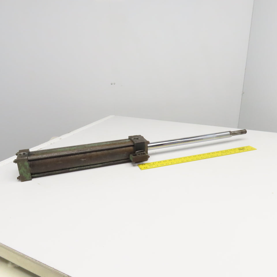 3" Bore 18" Stroke Double Acting Hydraulic Cylinder 3-1/2" Rod Projection